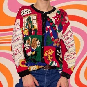 Vintage Christmas Cardigan